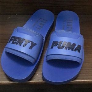 FENTY PUMA ROYAL BLUE SLIDES